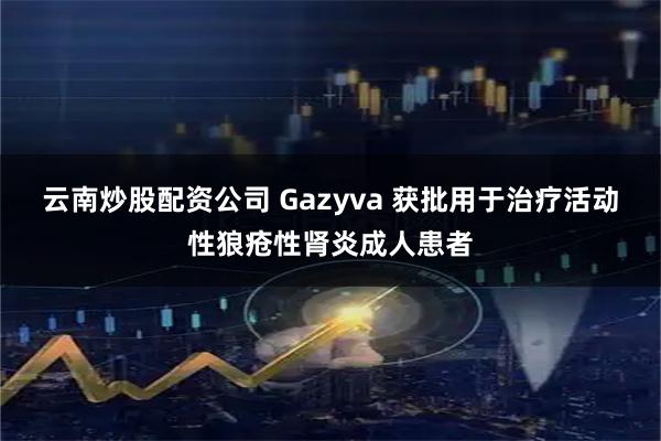 云南炒股配资公司 Gazyva 获批用于治疗活动性狼疮性肾炎成人患者