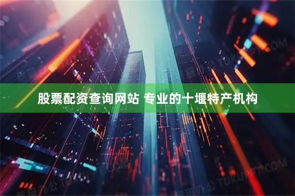 股票配资查询网站 专业的十堰特产机构